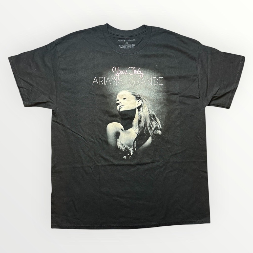 Ariana Grande Yours Truly 10th Anniversary Graphic T-Shirt Black XL NEW